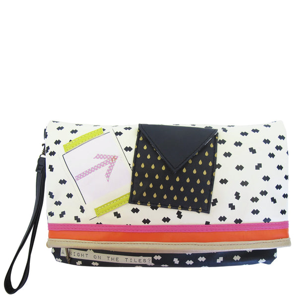 House Of Disaster Note To Self Clutch Bag