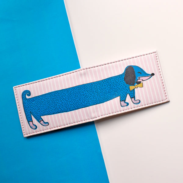 House Of Disaster Over The Moon Dog Card Holder