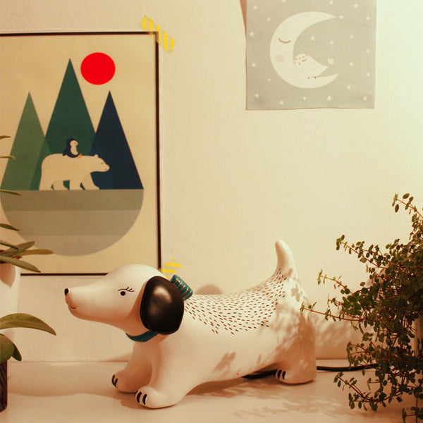 House Of Disaster Over The Moon Hot Dog Lamp