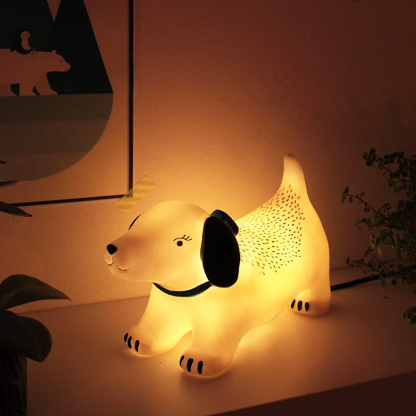 house of disaster Over The Moon Hot Dog Lamp