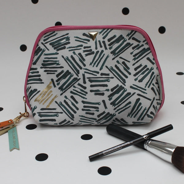 House Of Disaster Paint Black Make Up Bag