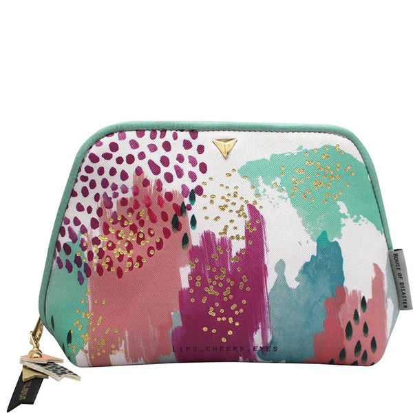 House Of Disaster Paint Pattern Make Up Bag