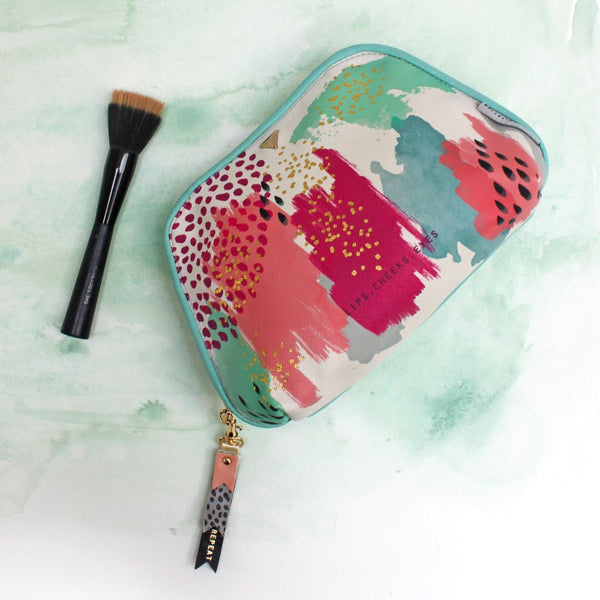 house of disaster Paint Pattern Make Up Bag