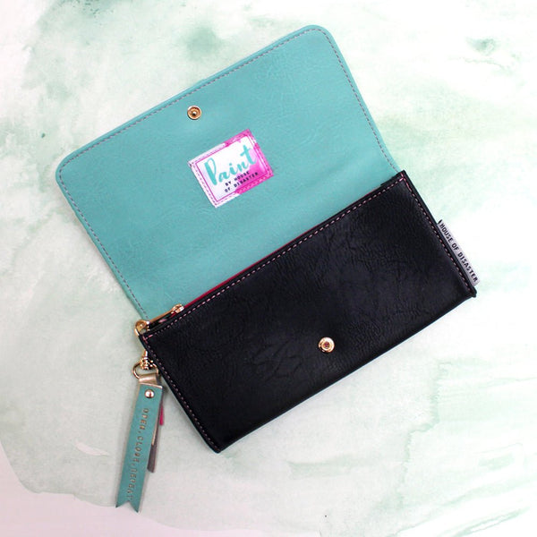 House Of Disaster Paint Pattern Wallet