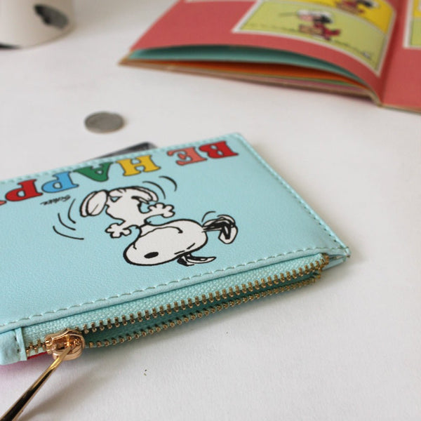 House Of Disaster Peanuts ‘Be Happy’ Zip Purse