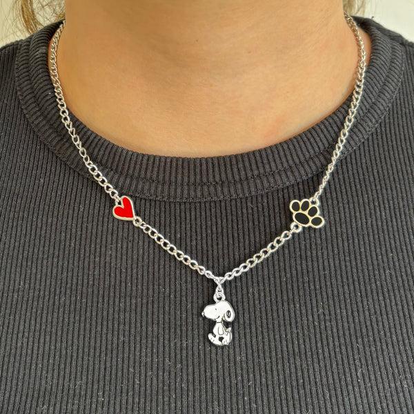 House Of Disaster Peanuts Enamel Snoopy Necklace