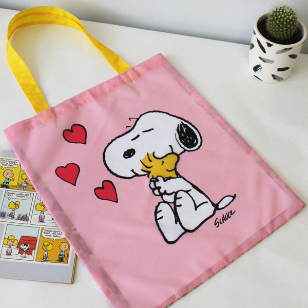 house of disaster Peanuts 'Love' Eco Shopper