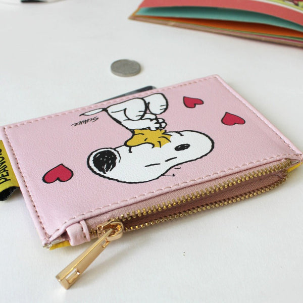 House Of Disaster Peanuts 'Love' Zip Purse