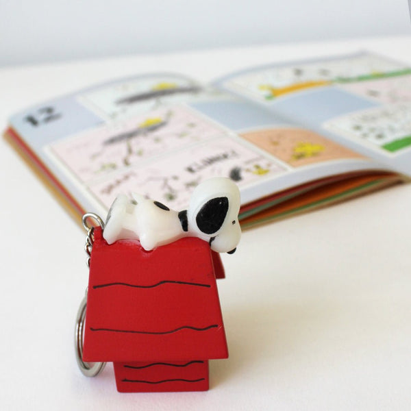 house of disaster Peanuts Snoopy House Keyring