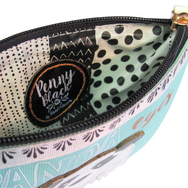House Of Disaster Penny Black Panda Make Up Bag
