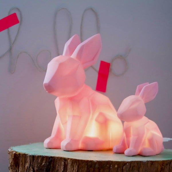House Of Disaster Pink Rabbit Lamp