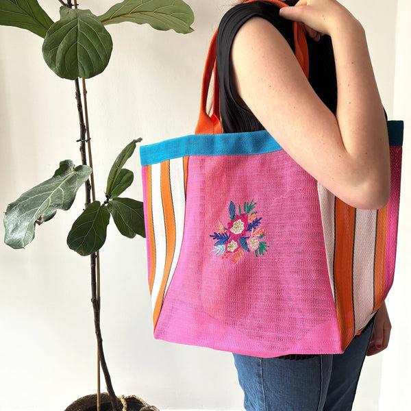 house of disaster Posy Floral Recycled Shopper