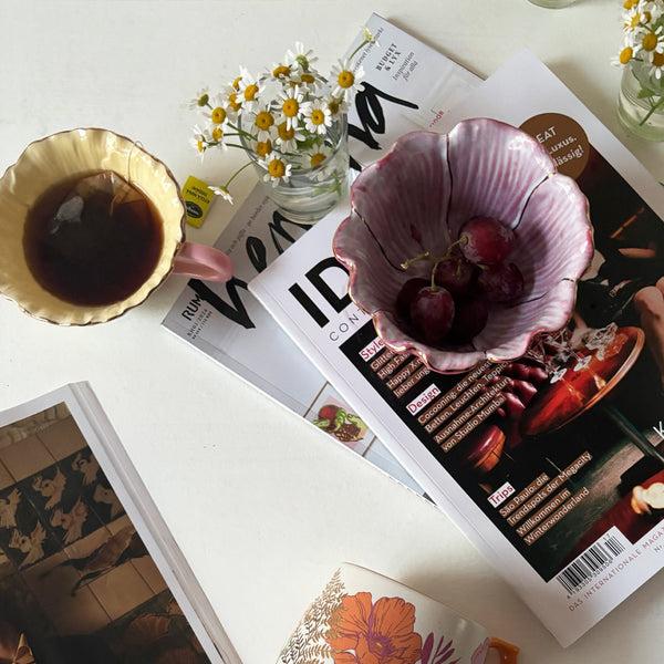 House Of Disaster Posy Pink Bowl