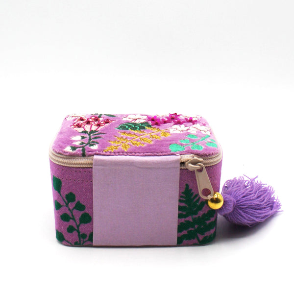 House Of Disaster Posy Purple Trinket Box