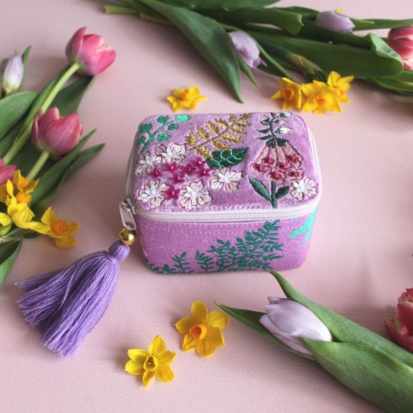 house of disaster Posy Purple Trinket Box