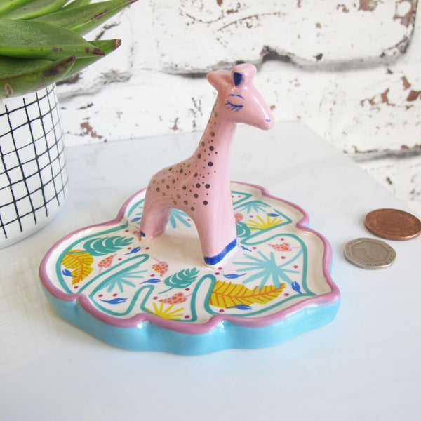 House Of Disaster Savannah Giraffe Dish