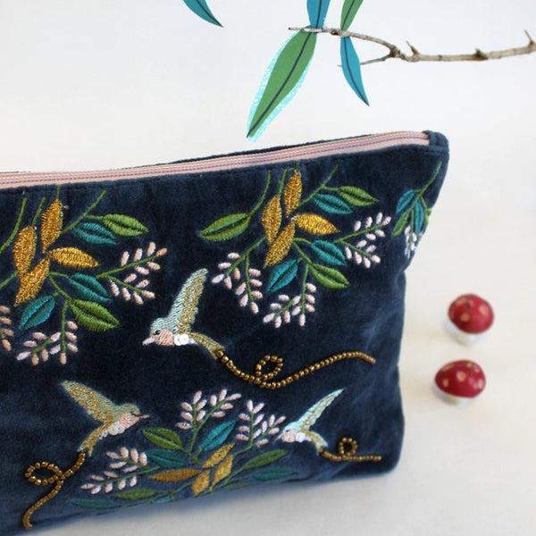 House Of Disaster Secret Garden Bird Make Up Bag