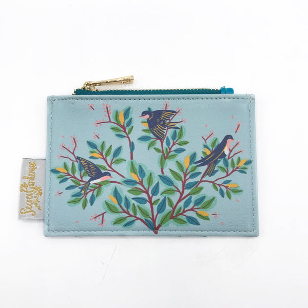 House Of Disaster Secret Garden Bird Zip Purse