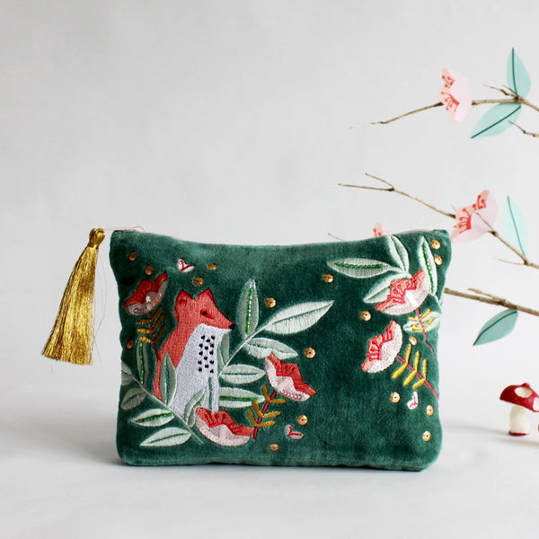 house of disaster Secret Garden Fox Make Up Bag