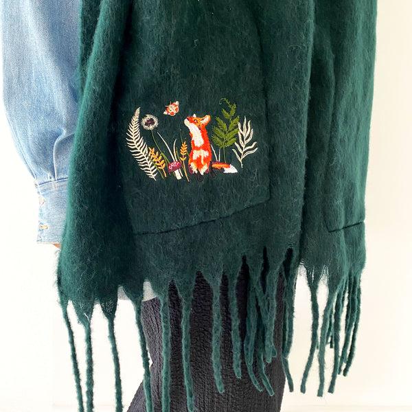 House Of Disaster Secret Garden Fox Scarf