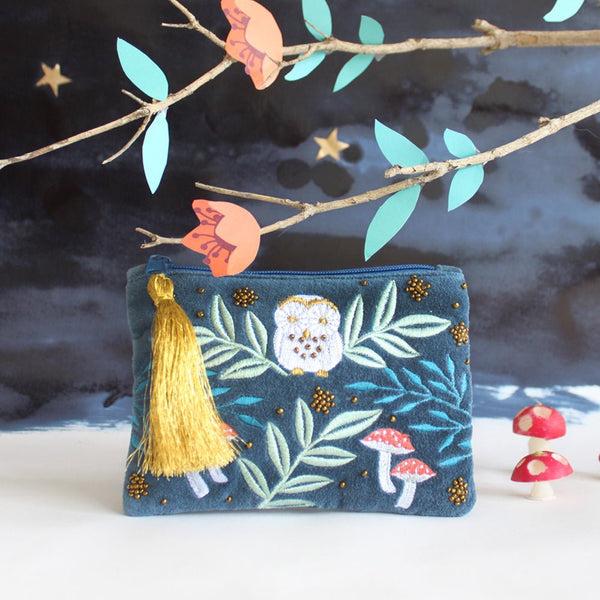 house of disaster Secret Garden Owl Coin Purse