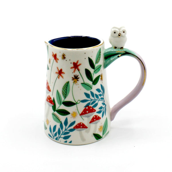 House Of Disaster Secret Garden Owl Jug