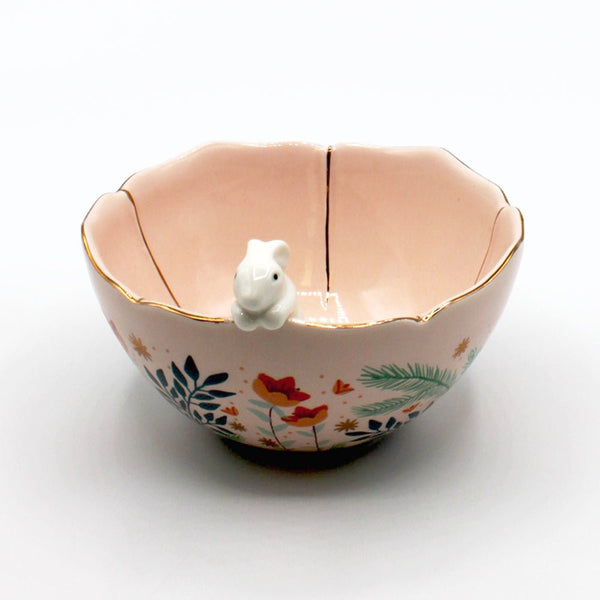 House Of Disaster Secret Garden Rabbit Bowl