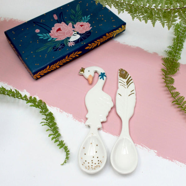 House Of Disaster Secret Garden Swan Spoon