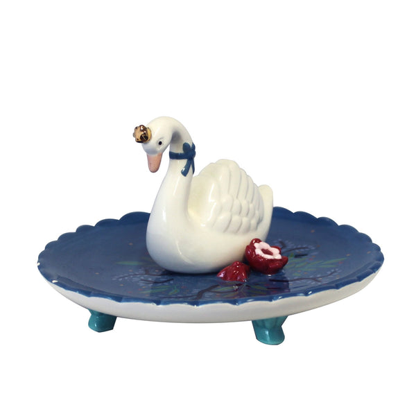 House Of Disaster Secret Garden Swan Trinket Dish