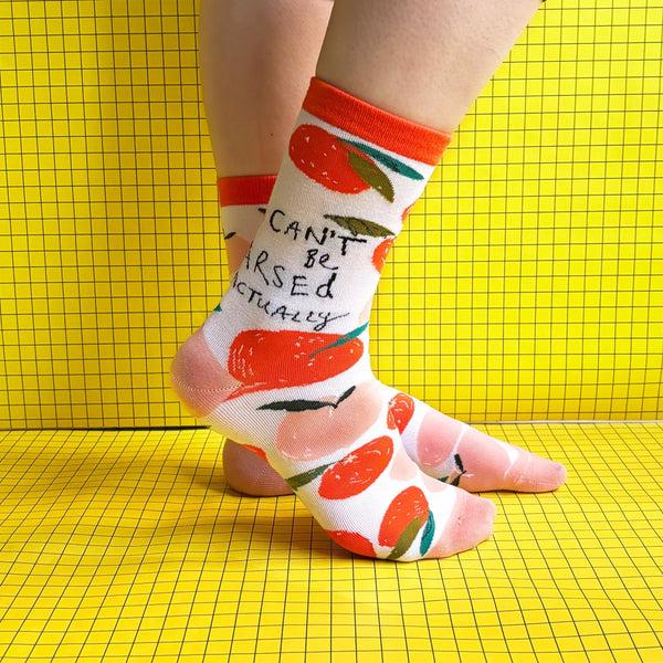House Of Disaster Small Talk 'Can't Be Arsed' Socks