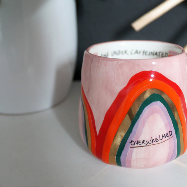 House Of Disaster Small Talk 'Overwhelmed' Cup