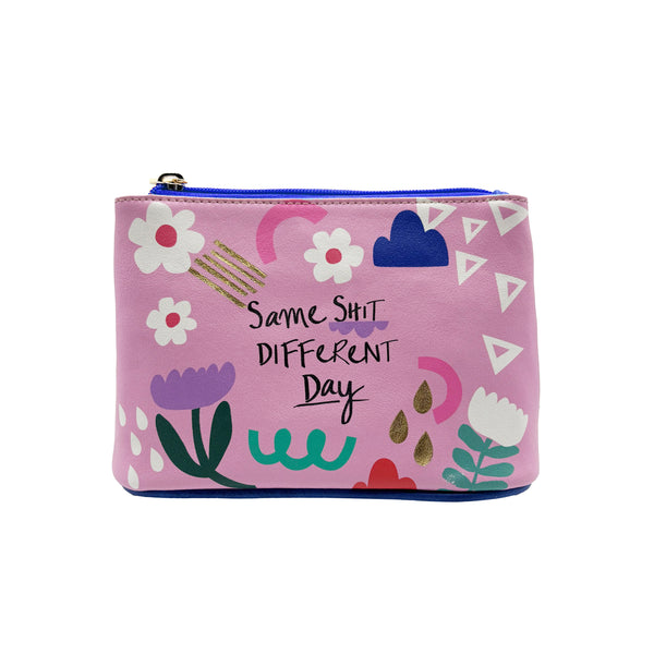 House Of Disaster Small Talk 'Same Shit' Makeup Bag