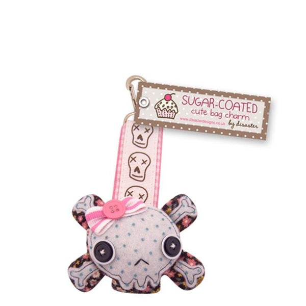 House Of Disaster Sugar Coated Skull Bag Charm