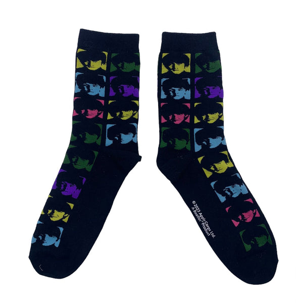 House Of Disaster The Beatles Neon Faces Socks