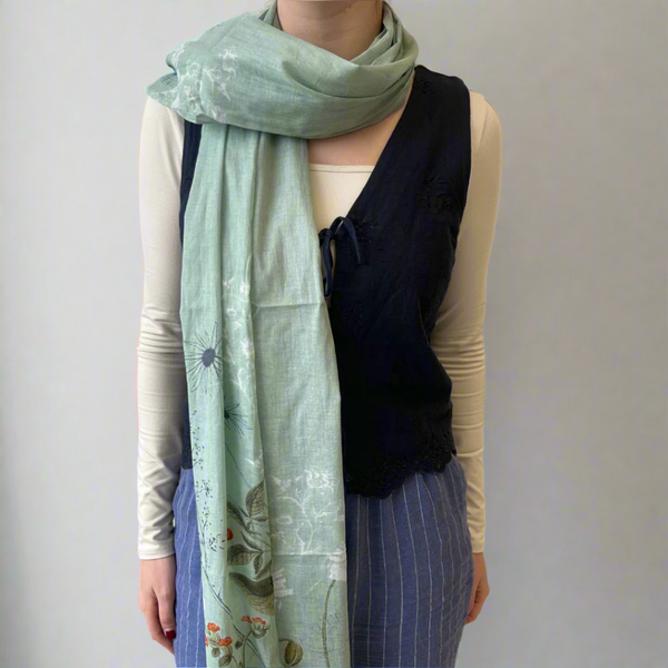 House Of Disaster Wander Green Scarf