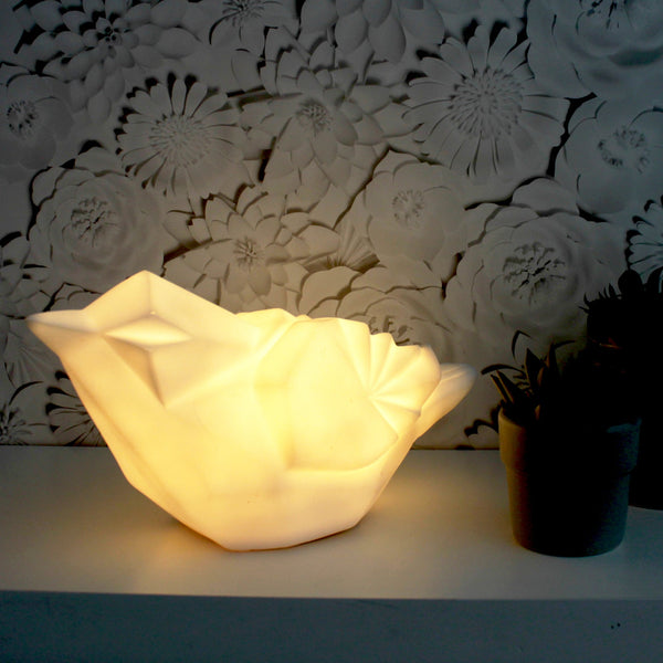 House Of Disaster White Bird Lamp