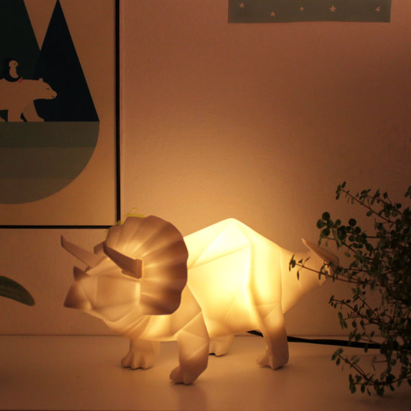 house of disaster White Dinosaur Led Lamp