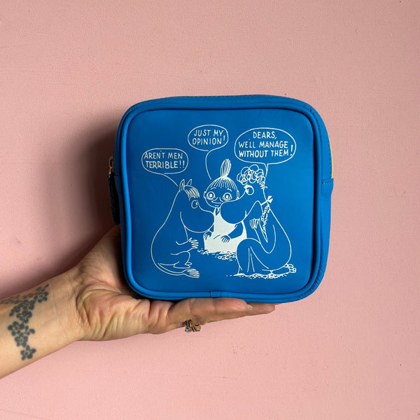 house of disaster Moomin "Aren't Men Terrible" Neon Makeup Bag