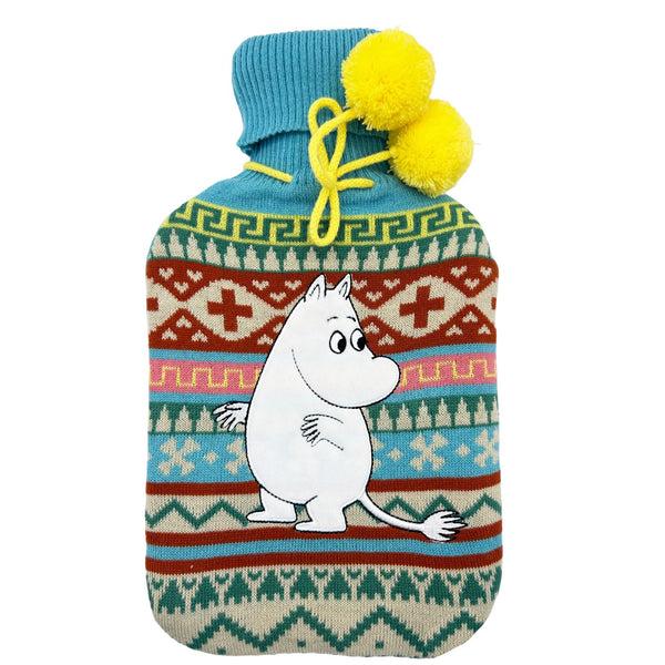 House Of Disaster Moomin Fair Isle Hot Water Bottle