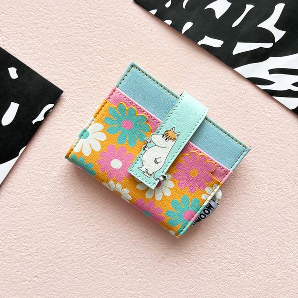 house of disaster Moomin Flower Fold Over Card Holder
