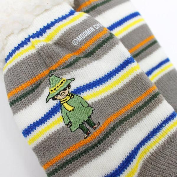 House Of Disaster Moomin Slipper Socks With Snufkin Design