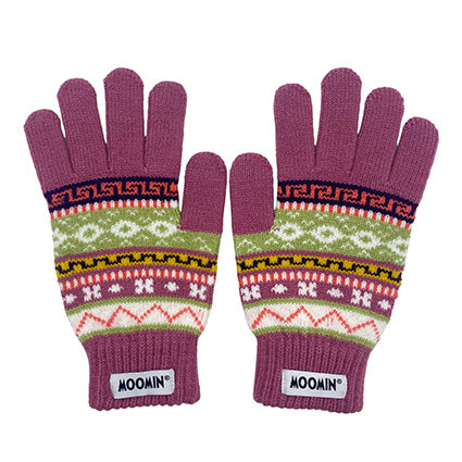 House Of Disaster Moomin Snorkmaiden Fair Isle Gloves