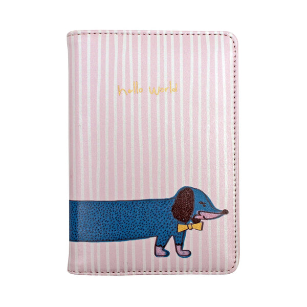 House Of Disaster Over The Moon Dog Passport Holder