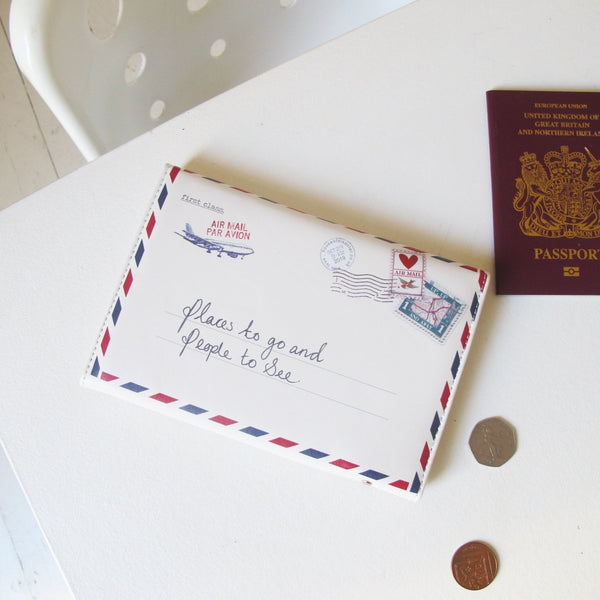 house of disaster Paper Plane Travel Wallet Envelope