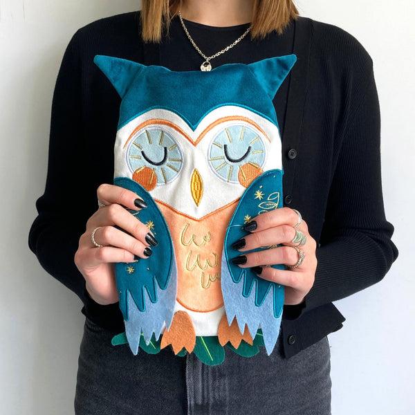 house of disaster Secret Garden Owl Hot Water Bottle