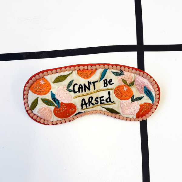 House Of Disaster Small Talk 'Can't Be Arsed' Eyemask