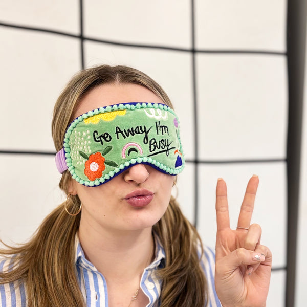 House Of Disaster Small Talk 'Go Away I'm Busy' Eyemask