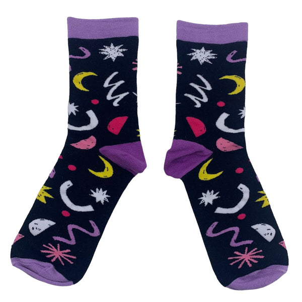 House Of Disaster Small Talk 'I Speak Fluent Cat' Socks