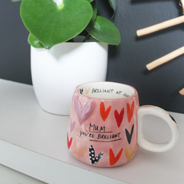 House Of Disaster Small Talk 'Mum You're Brilliant' Cup