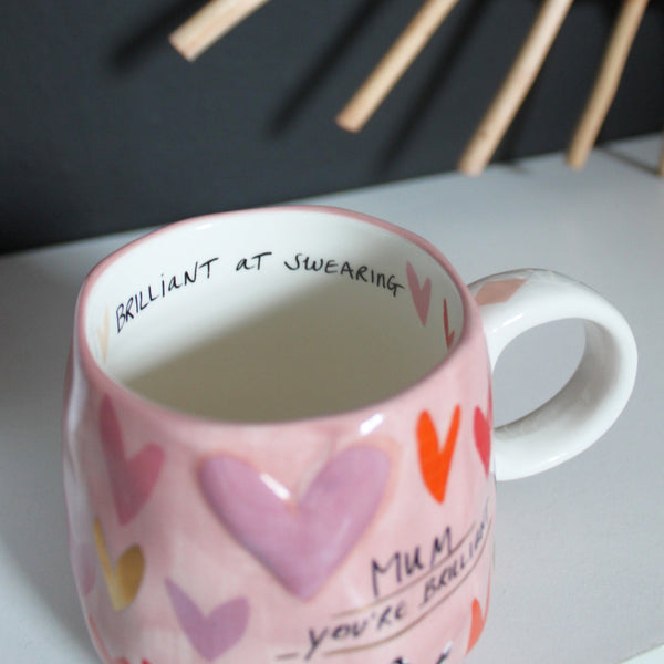 House Of Disaster Small Talk 'Mum You're Brilliant' Cup